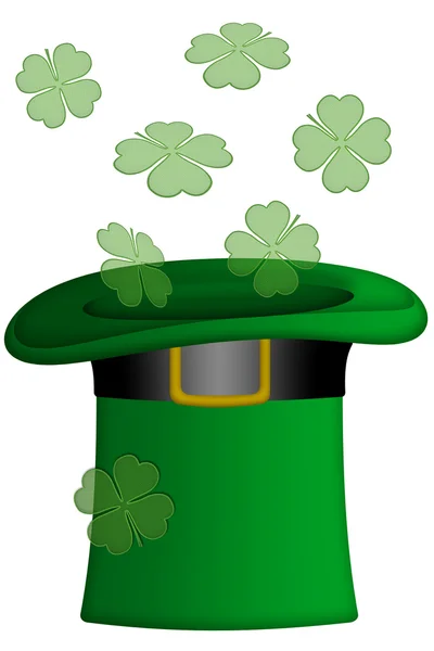 St patricks dzień irlandzki krasnoludek kapelusz — Zdjęcie stockowe