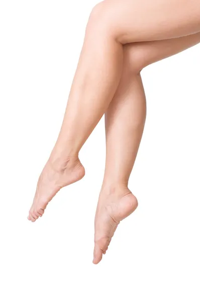 Сексуальные и гладкие женские ноги — стоковое фото