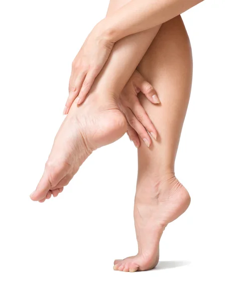 Sexig och smidig kvinna ben — Stockfoto