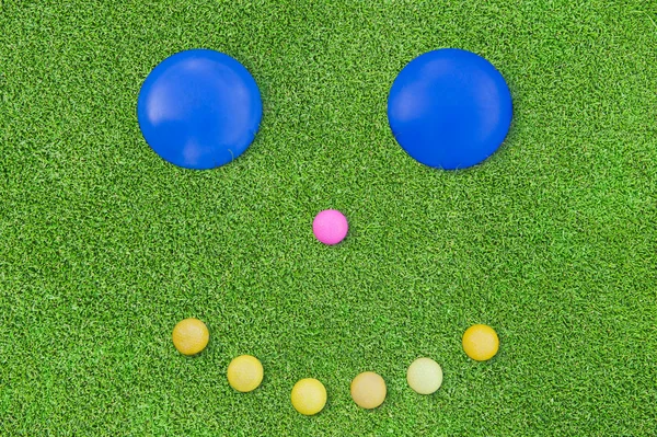 Golfe e sorriso — Fotografia de Stock