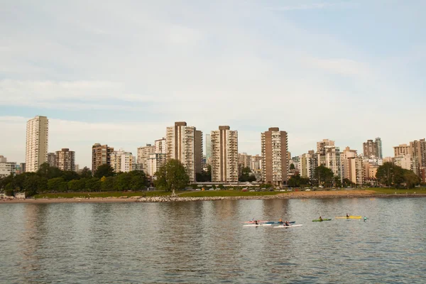 Vancouver panorama z vody — Stock fotografie