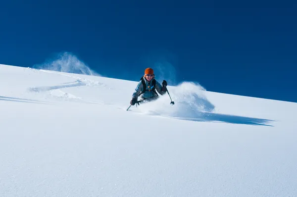 Skiing Powder — Stock Photo, Image