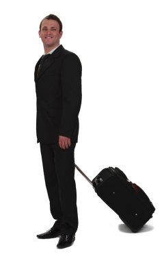 Business traveller clipart