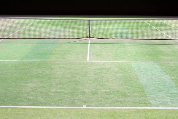 Перспектива Тренировочном Теннисном Корте — стоковое фото