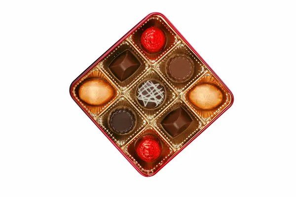 Caja de chocolate de lujo — Foto de Stock