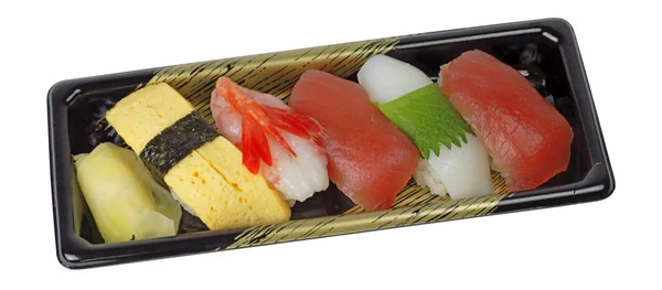 Vassoio con sushi — Foto Stock