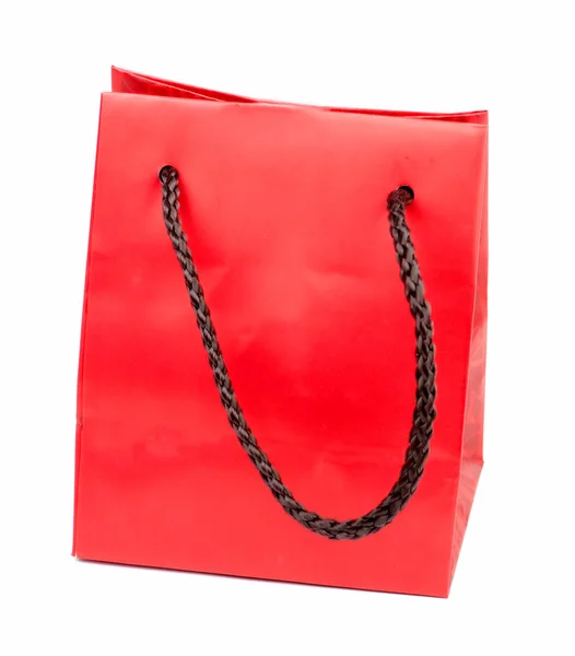 Red gift bag — Stock Photo, Image