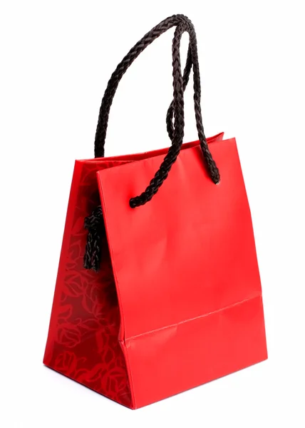 Κόκκινο δώρο τσάντα 2 — Φωτογραφία Αρχείου