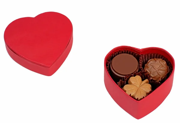 Caja de chocolate Valentine — Foto de Stock