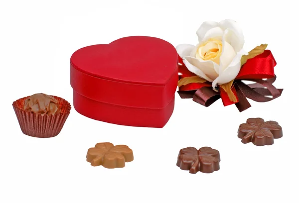 Valentýna čokolád — Stock fotografie