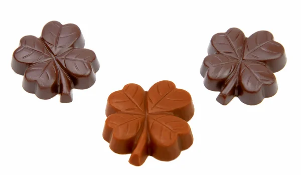 チョコレートのクローバー — ストック写真