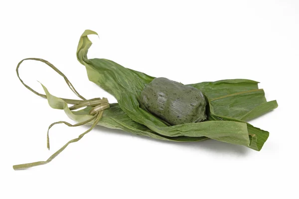 stock image Japanese cake in leaves