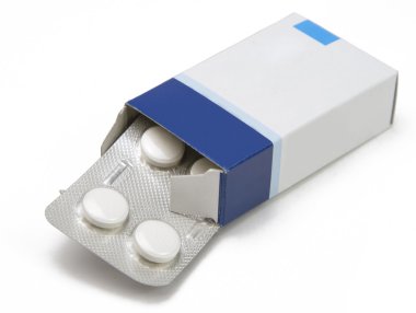 Pills box clipart