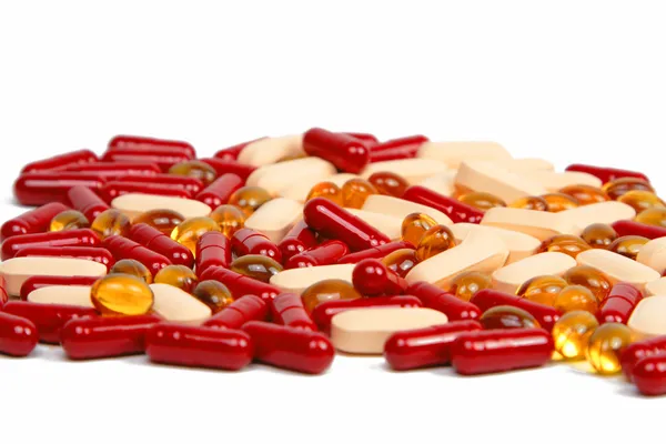 Vitamíny pilulky — Stock fotografie