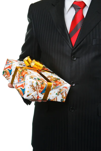 Gift from the businessman — Stock Photo, Image