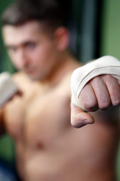 Homens de boxe — Fotografia de Stock