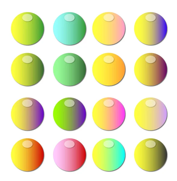 Stock image Colored buttons