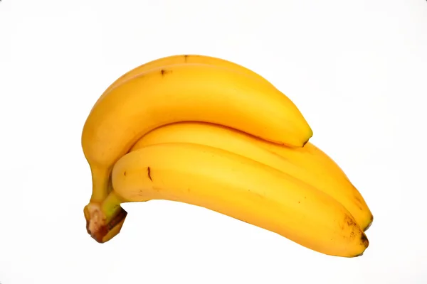 Bunch of bananas over white background — Stock Photo, Image