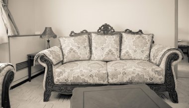 Hotel suite oturma odası, güzel iç tasarım