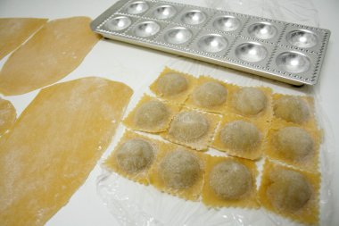 Home-made Ravioli clipart