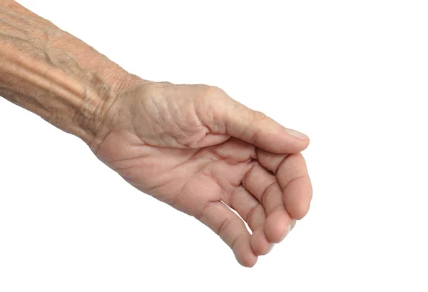 Old hand — Stock Photo, Image