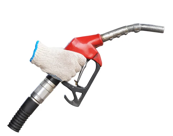 stock image Close up gas pump for refueling car on gas station