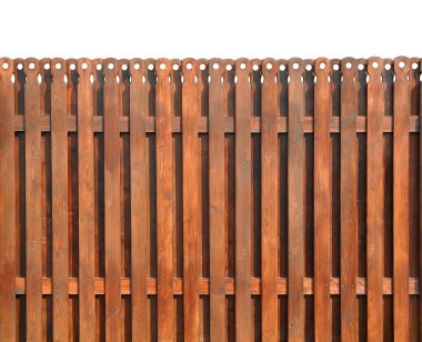 Wooden fence clipart