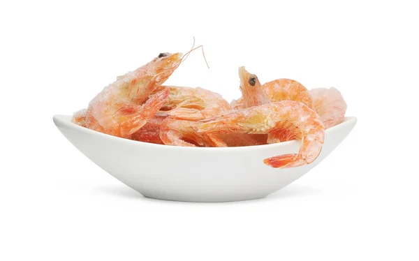 Shrimp Fresh Seafood Isolated White Background — Stock Photo, Image