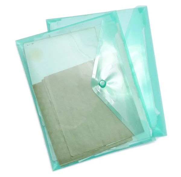 Plastic folder bag — Zdjęcie stockowe