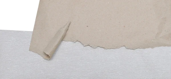 Παλιό σχισμένο χαρτί — Φωτογραφία Αρχείου