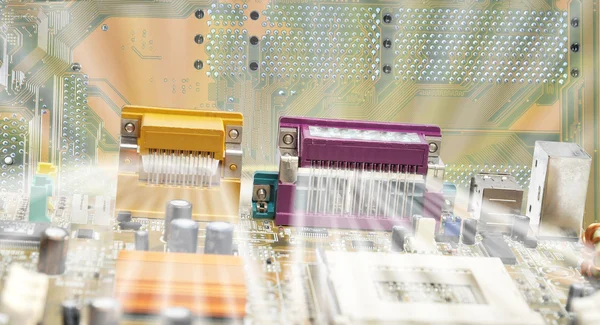 Close up of circuit board — Stock Photo, Image