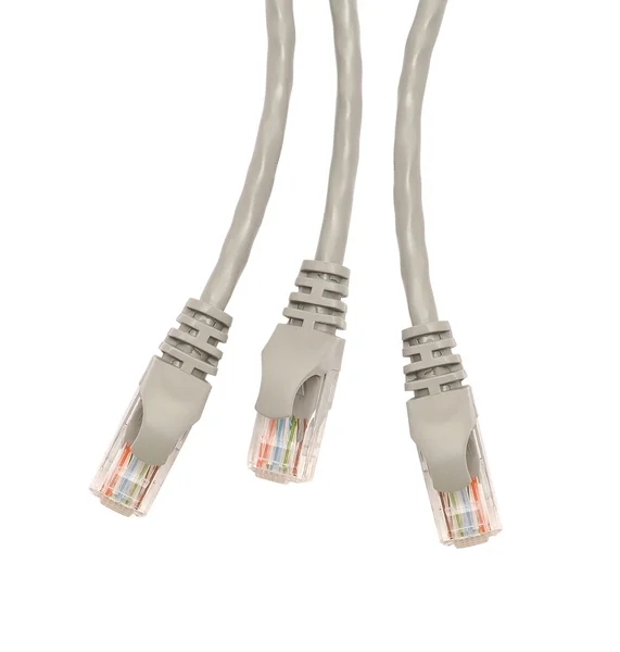 Computer internet cables — Stockfoto