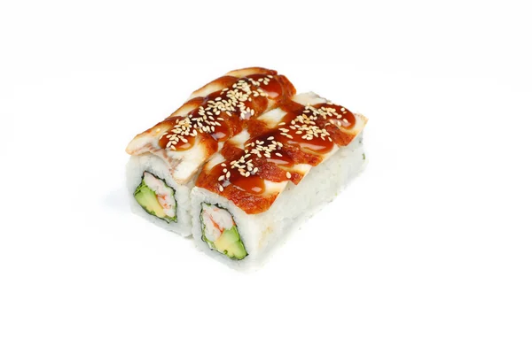 Sushi Met Gerookte Ugrem — Stockfoto