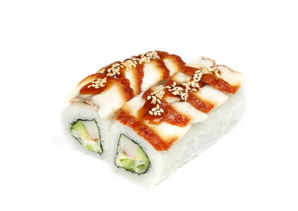 Sushi Withe Smoked Ugrem — Stock Photo, Image