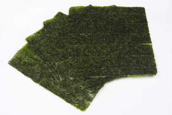 A tengeri alga préselt előkészítésére sushi Stock Kép