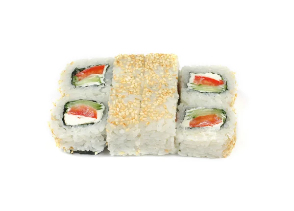 Sushi com sésamo — Fotografia de Stock
