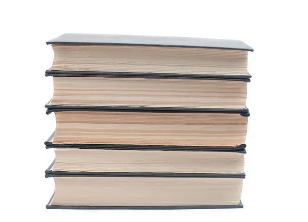 Bücher isoliert auf weißem Hintergrund — Stockfoto