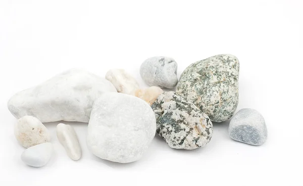 stock image Stones on a white background