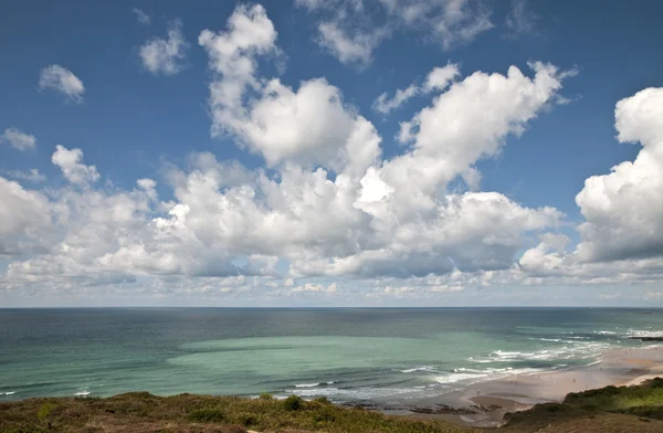 Deniz manzarası Fransız atlantic Coast — Stok fotoğraf