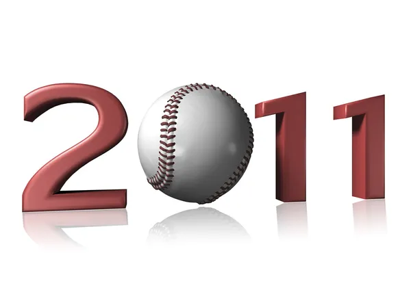 2011 baseball logotyp — Stockfoto