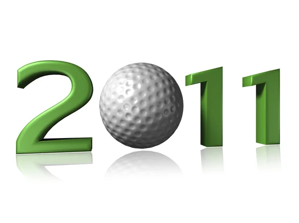 2011 golfové logo — Stock fotografie
