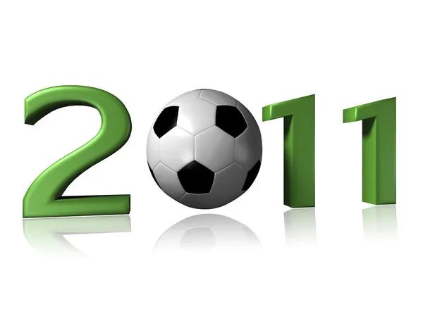 Logotipo do futebol 2011 — Fotografia de Stock