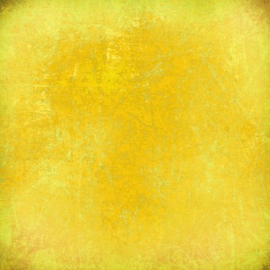 Lemon yellow grunge scratched background clipart