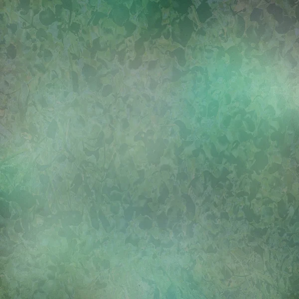 Türkisfarbener und grüner Wasserblatt-Druck auf Papier — Stockfoto