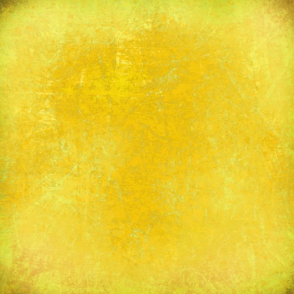 Citronově žluté grunge poškrábal na pozadí — Stock fotografie