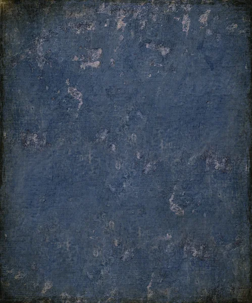 Blue grunge plaster with burnt frame — Stock Photo, Image