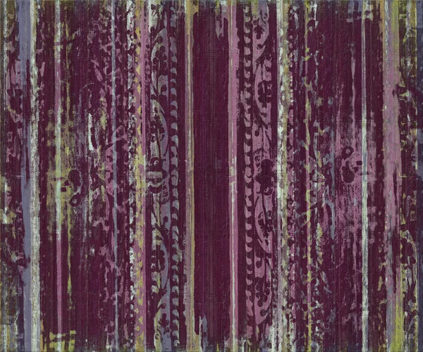 Berry grungy scroll work wood stripes — Stock Photo, Image