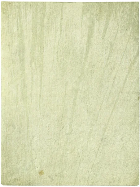 Streaky grey and white handmade paper sheet isolated — Stock Photo, Image