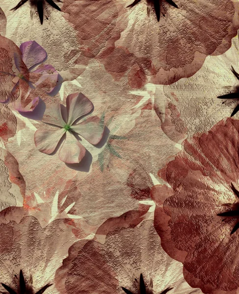 Kırmızı ve pembe grungy çiçek arka plan — Stok fotoğraf