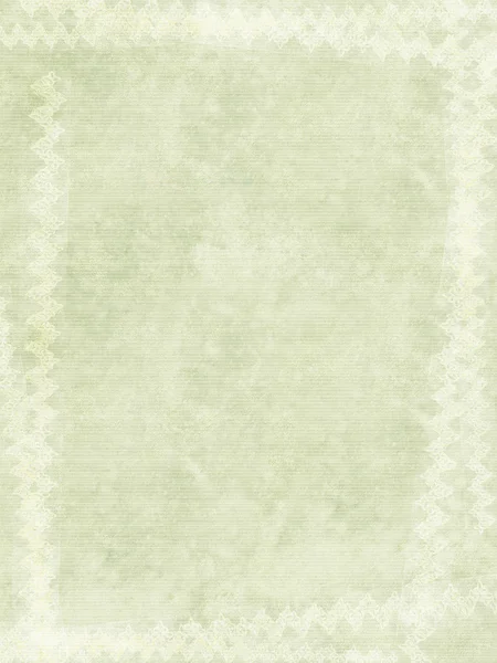 Grunge ribbed paper with white chalk border — Stock Photo, Image